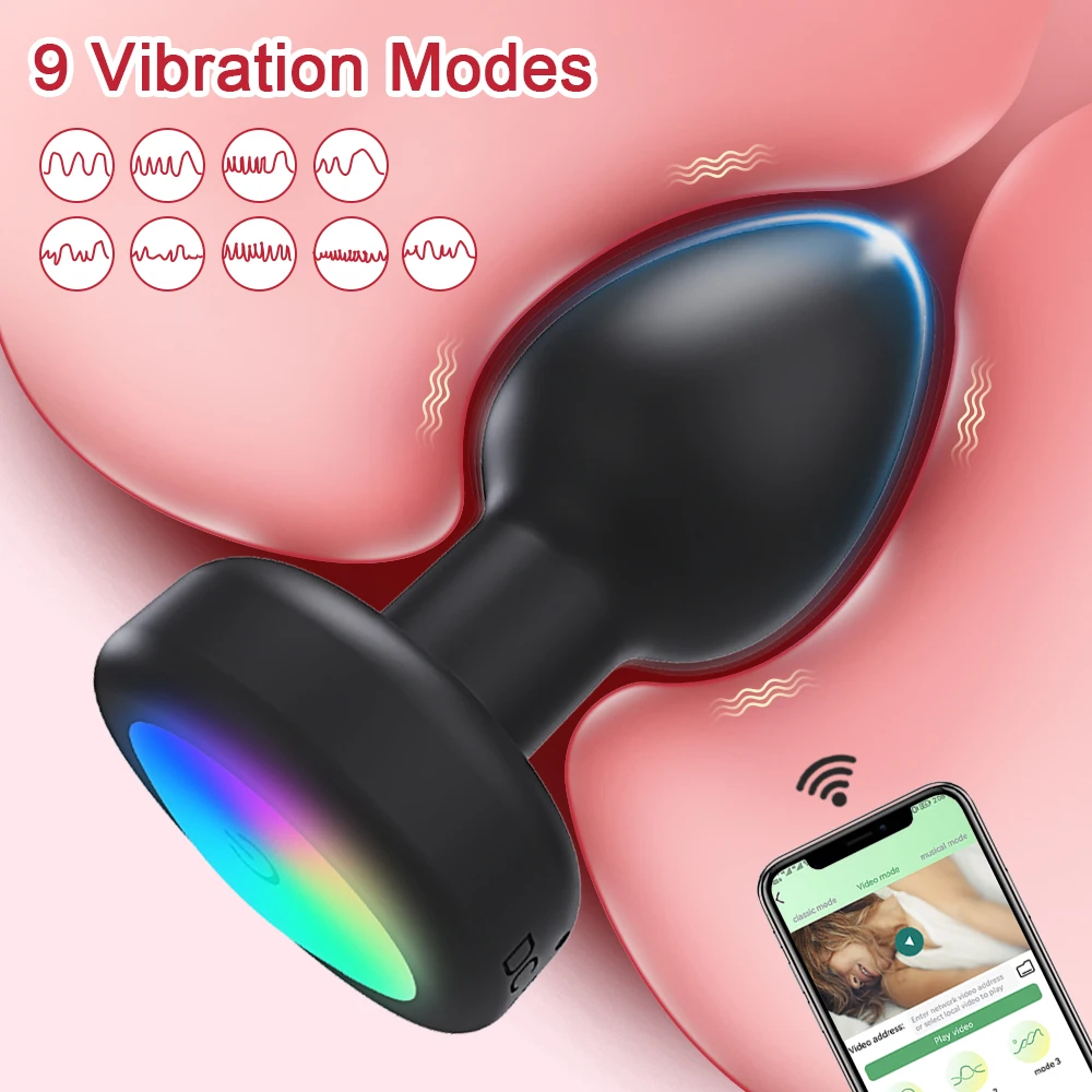 Sex Toy Anal Plug Vibrator Gay Butt Plug Big Dildo Anal Plug Masturbation Tools APP Control Adult Erotica Products Anal Toy thumbnail 6