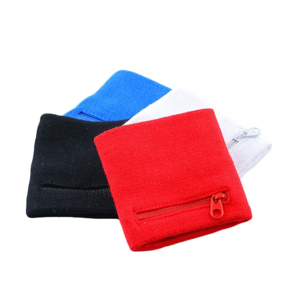 1 Pcs Polyester Cotton Wrist Purse Bag with Zipper Running Travel Bike Safe Sports Bag for Running Gym Bike Wallet Safe thumbnail 2