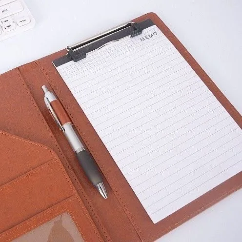 Multifunctional A5 Conference Folder Business Stationery PU Leather Contract File Folders Binder Office Desk Organizers Supplies thumbnail 2