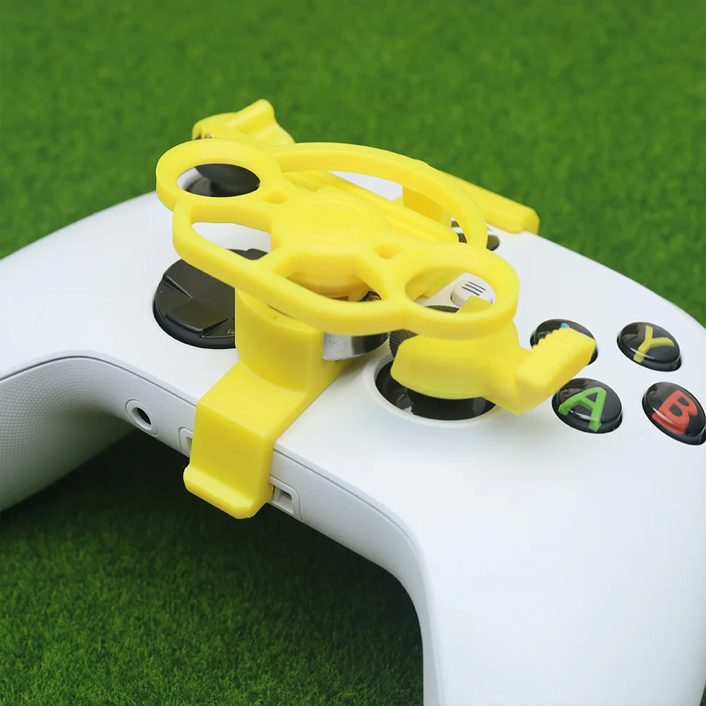 For Xbox Series X Series S Controller Enhanced Gaming Racing Wheel Attachment, 3D Printed Mini Steering Wheel add on thumbnail 4
