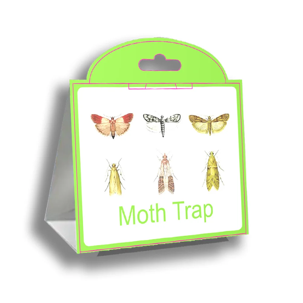 6PCS Silentking Sticker Pheromone Moths Trap Pantry Clothes Kitchen Food Home Garden Pest Control Moth Traps thumbnail 3