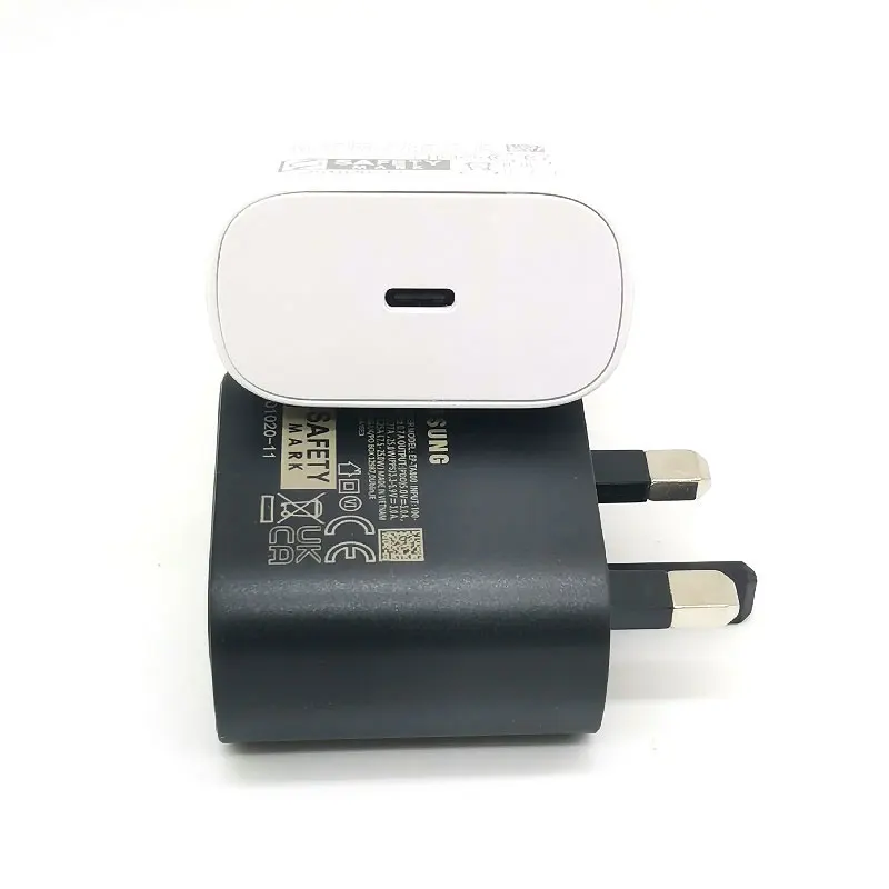 25w UK Plug Super Fast Charger Adapter Type C Cable For Galaxy Z Flip Fold 6 5 4 3 2 S20 S21 S22 S23 S24 Note20 Ultra FE A55 A35 thumbnail 3