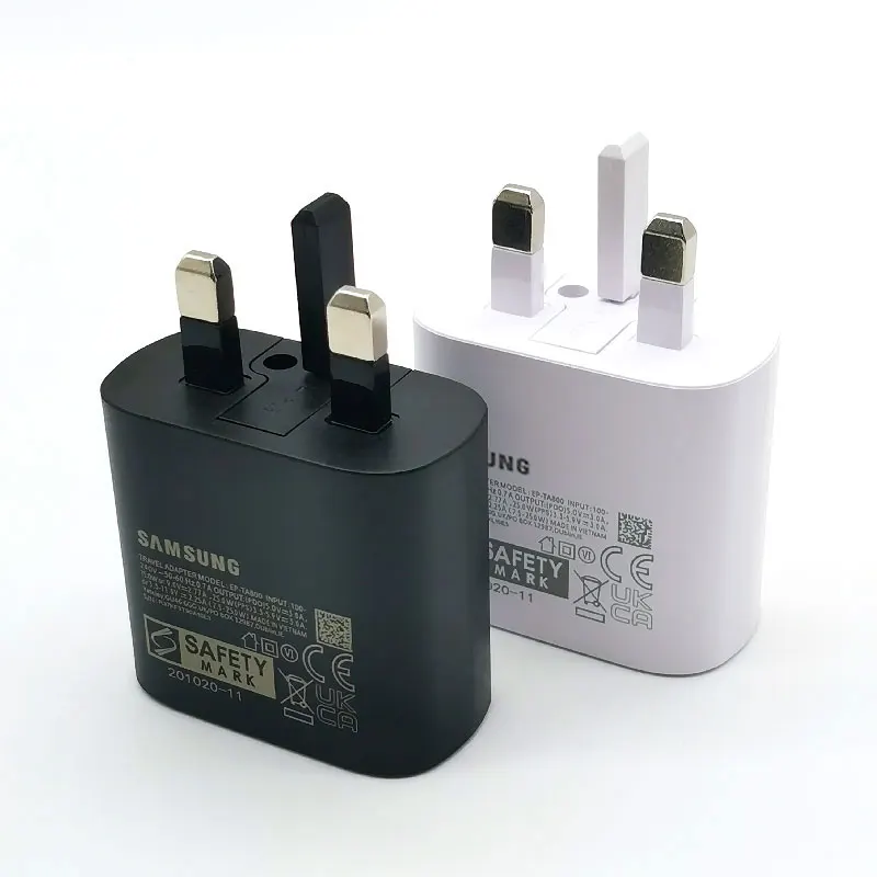 25w UK Plug Super Fast Charger Adapter Type C Cable For Galaxy Z Flip Fold 6 5 4 3 2 S20 S21 S22 S23 S24 Note20 Ultra FE A55 A35 thumbnail 4