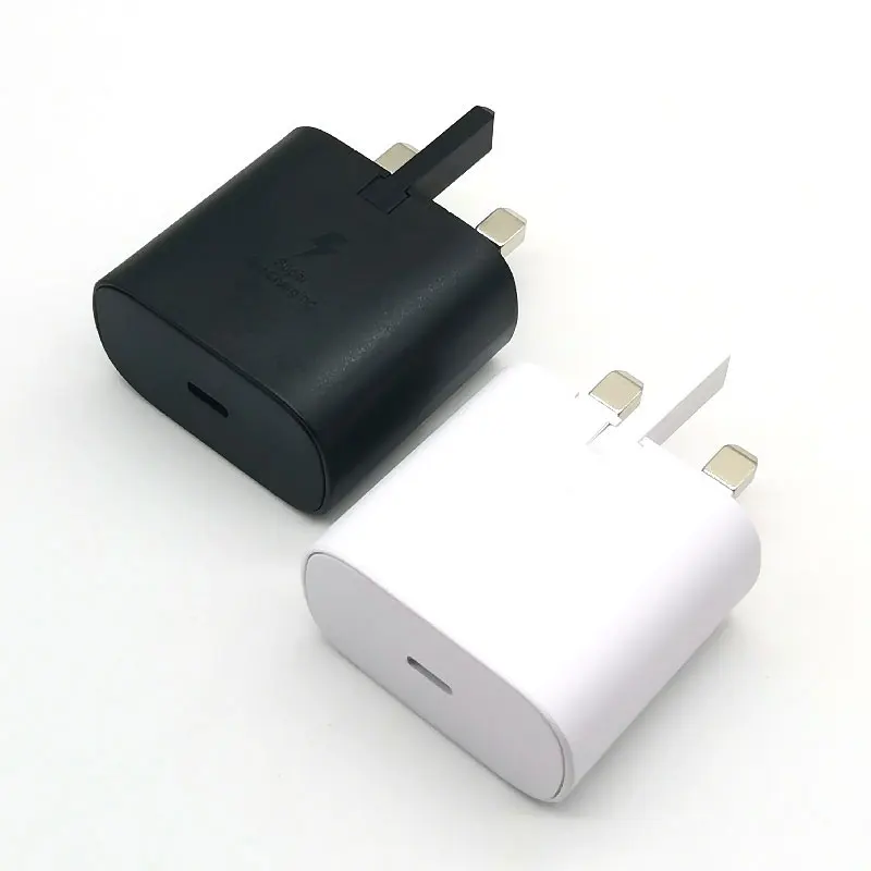 25w UK Plug Super Fast Charger Adapter Type C Cable For Galaxy Z Flip Fold 6 5 4 3 2 S20 S21 S22 S23 S24 Note20 Ultra FE A55 A35 thumbnail 5