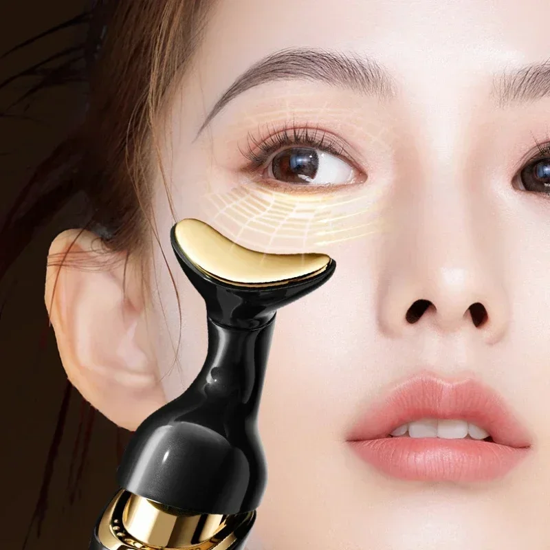 3 in 1 Face Massager Neck Facial Eye Massage Introducer Microcurrent Skin Rejuvenation Anti Aging Beauty Device Wholesale thumbnail 5