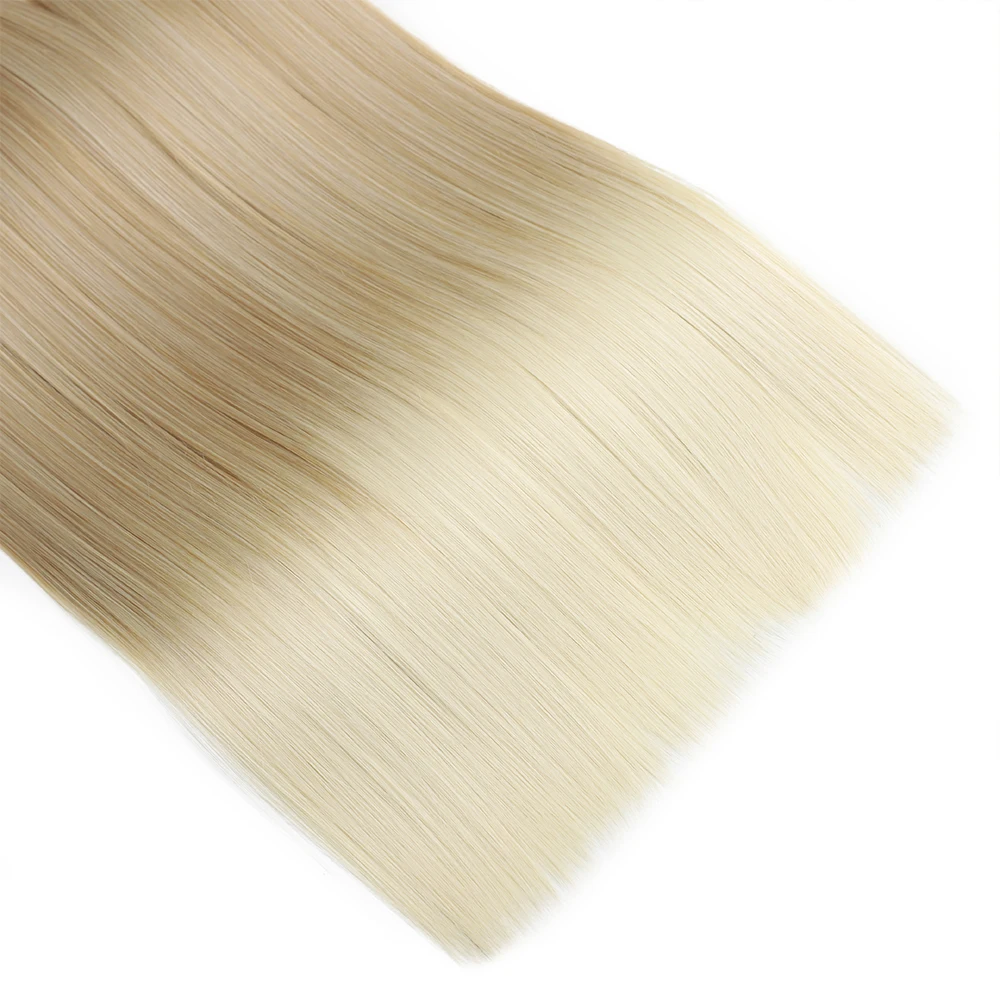 22/26/30 Inches Synthetic Golden 613 Bundles Straight Hair Extensions Bundles Hair for Women Long Weave Hair Gold Heat Resistant thumbnail 4