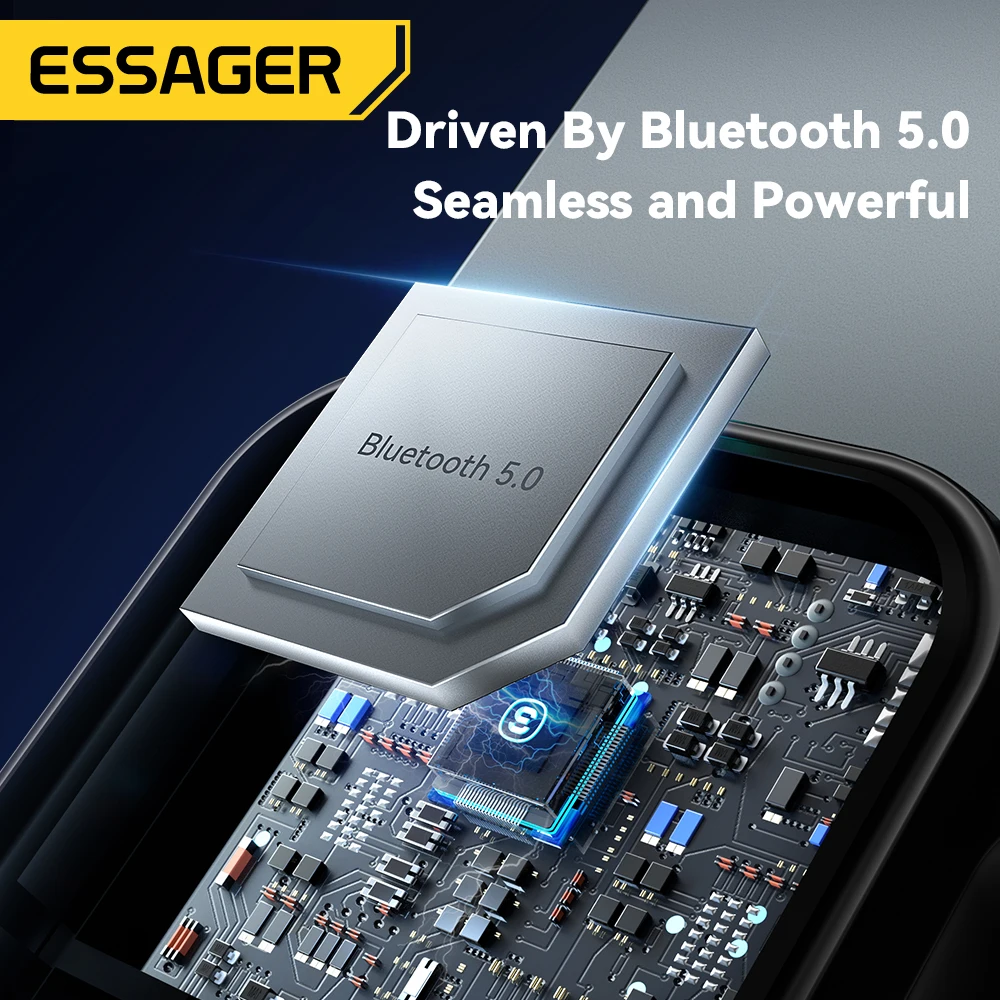 Essager USB Bluetooth 5.0 Receiver Aux Bluetooth Adapter For Car 3.5mm Jack Speaker Auto Handfree Car Audio Music Transmitter thumbnail 5