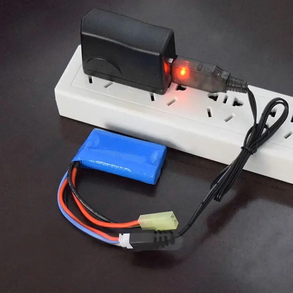 7.4V 1000mA XH-3P USB Charger Lipo Li-ion Battery RC Toys Aircraft Car Robot Helicopter Charging LED Indicator thumbnail 4