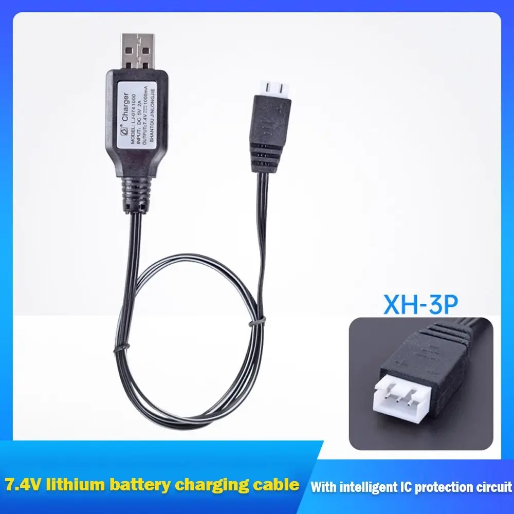 7.4V 1000mA XH-3P USB Charger Lipo Li-ion Battery RC Toys Aircraft Car Robot Helicopter Charging LED Indicator thumbnail 5