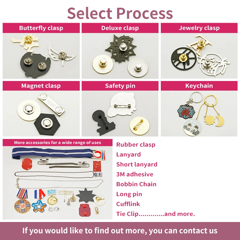 [Minimum 10pcs]Custom Enamel Pin Lapel Graduate Diy Brooch Coin Anime Emblem Make Badge Cufflink Back card personalized Tie clip thumbnail 4