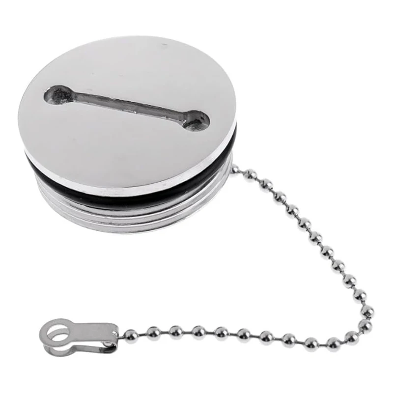 Alastin 38/50MM Deck Fill Cap With Chain and Key Spare Yacht Replacement Hardware 316 Stainless Steel Boat Hardware Accessories thumbnail 6