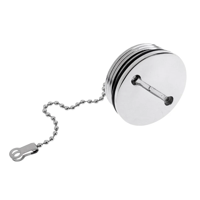 Alastin 38/50MM Deck Fill Cap With Chain and Key Spare Yacht Replacement Hardware 316 Stainless Steel Boat Hardware Accessories thumbnail 4