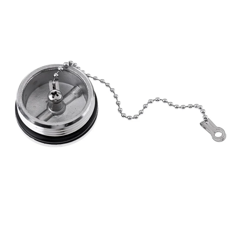 Alastin 38/50MM Deck Fill Cap With Chain and Key Spare Yacht Replacement Hardware 316 Stainless Steel Boat Hardware Accessories thumbnail 3