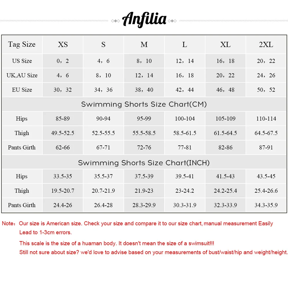 Anfilia Women Capris Swimming Trunks Ladies Bikini Bottom Sports Swimwear Briefs Slim Tankini Swimming Trunks thumbnail 6