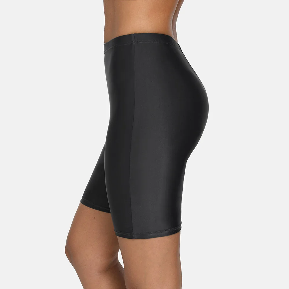 Anfilia Women Capris Swimming Trunks Ladies Bikini Bottom Sports Swimwear Briefs Slim Tankini Swimming Trunks thumbnail 3