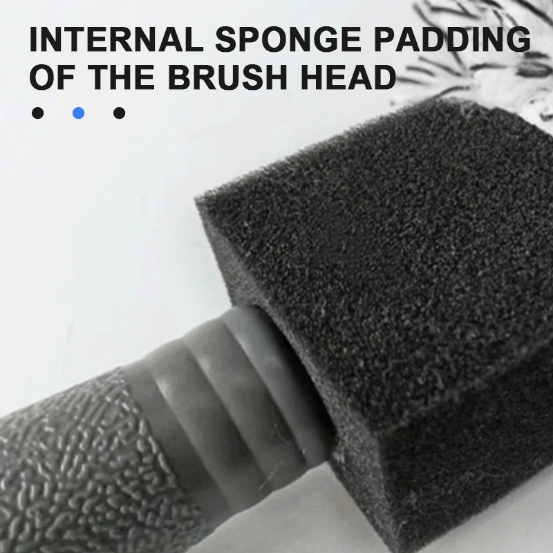 SEAMETAL Car Wheel Tire Rim Cleaning Brush Portable Plush Car Wheel Hub Brush Washing Tool Car Detailing Care Dust Removal Brush thumbnail 4