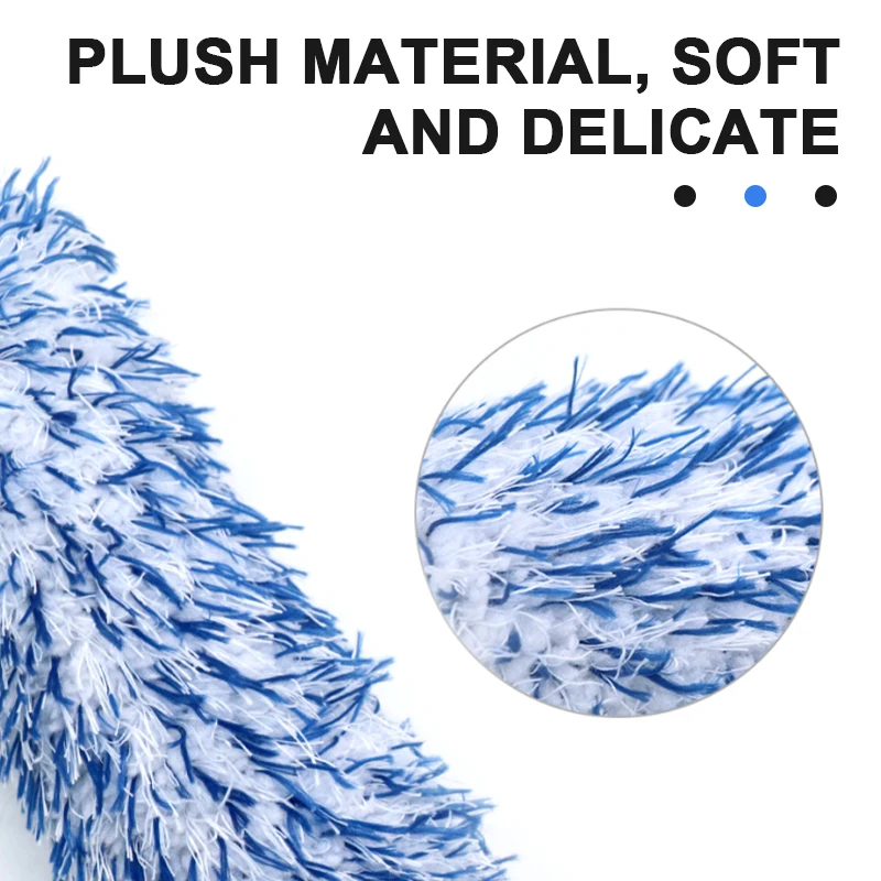 SEAMETAL Car Wheel Tire Rim Cleaning Brush Portable Plush Car Wheel Hub Brush Washing Tool Car Detailing Care Dust Removal Brush thumbnail 5