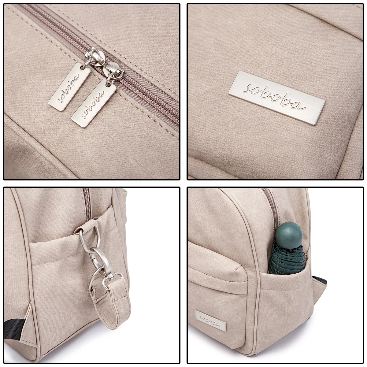Fashion Diaper Bag for Newborn Baby Waterproof Light Weight Protable Mommy Diaper Backpack for Quick Outing Nappy Changing Bag thumbnail 5