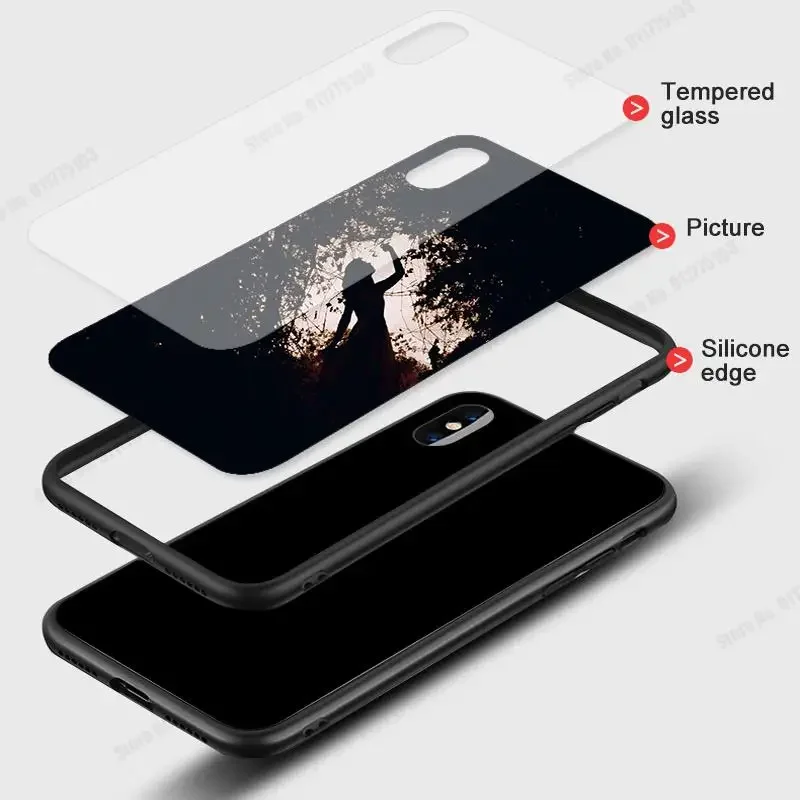 Custom Phone Case For iPhone 16 Pro Max 15 14 Plus 13 12 11 Pro Max Xs Max XR 16e Personalized DIY Picture Glass Protect Cover thumbnail 4