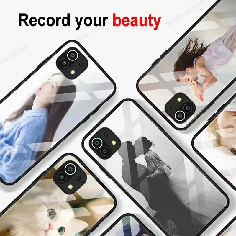 Custom Phone Case For iPhone 16 Pro Max 15 14 Plus 13 12 11 Pro Max Xs Max XR 16e Personalized DIY Picture Glass Protect Cover thumbnail 5