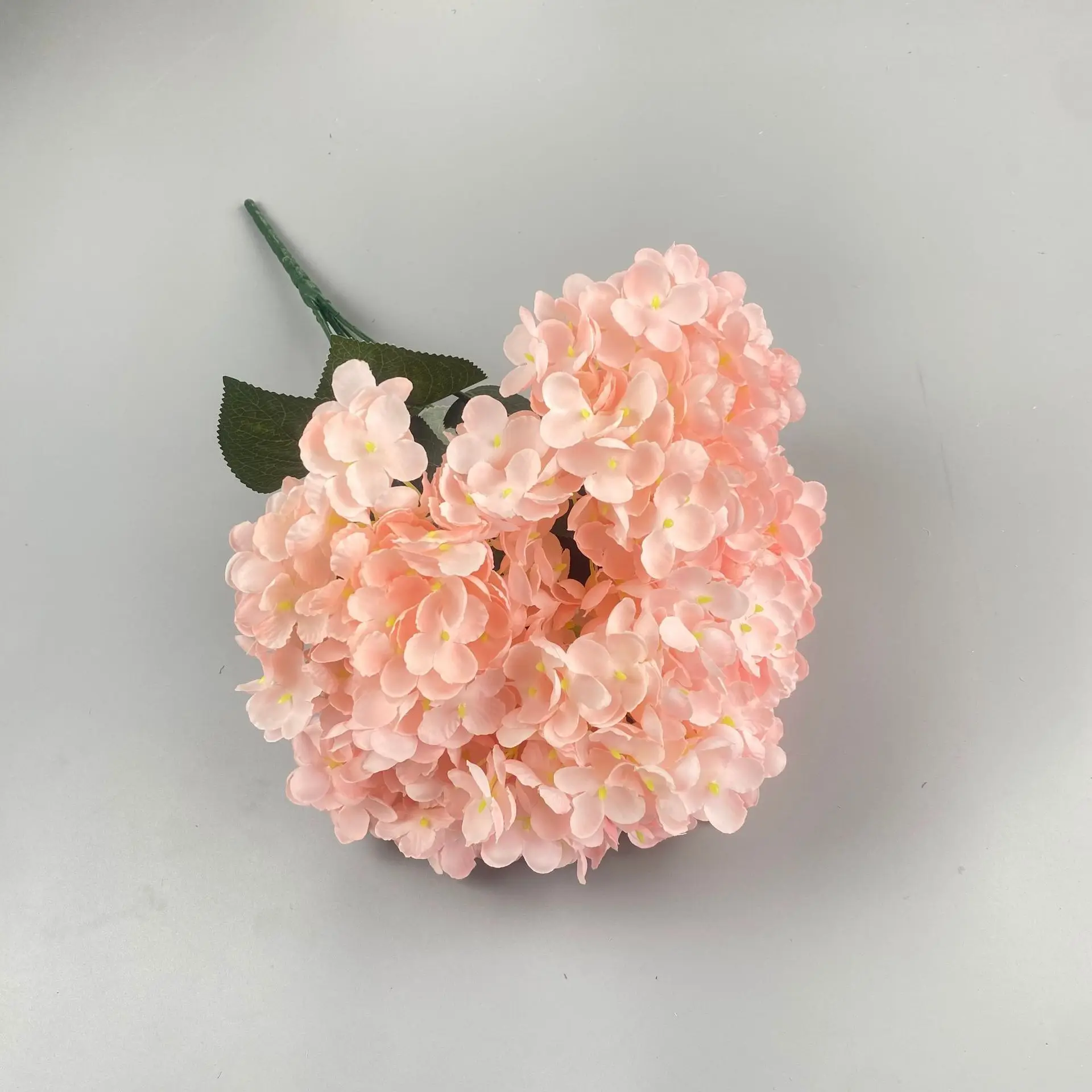 5 Heads Hydrangea Bouquet Silk Artificial Flowers for Party Wedding Living Room Decoration Accessories Home Decor Fake Flowers thumbnail 6