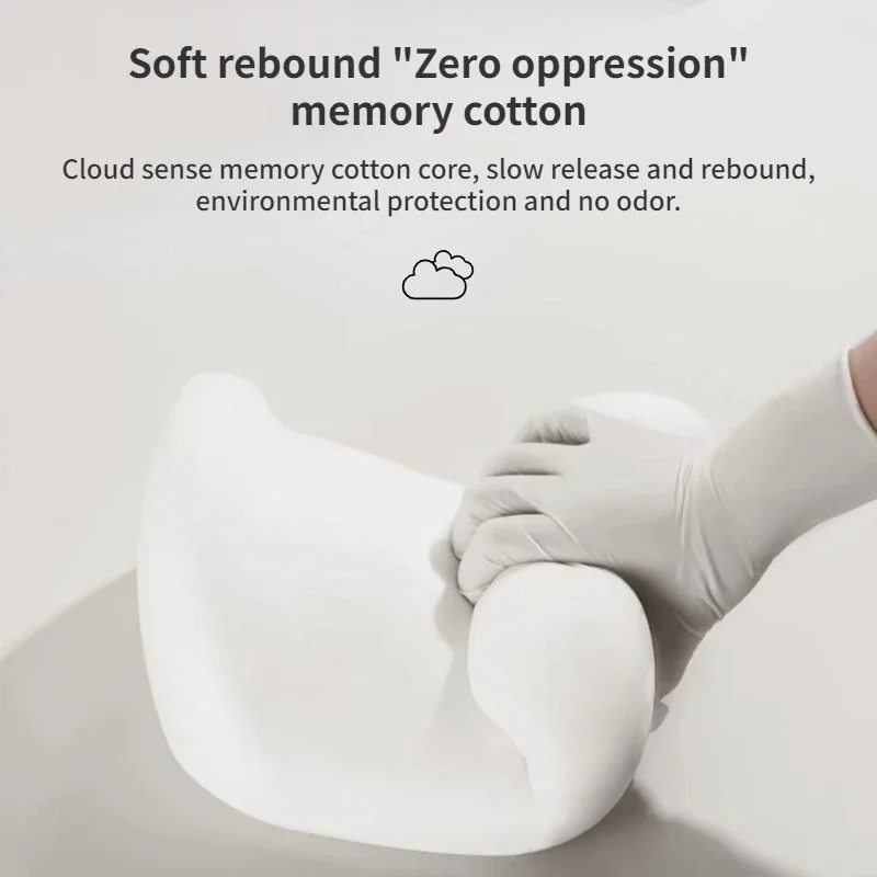 Car Memory Foam Neck Pillow Protection Lumbar Backrest Cushion Lumbar Cushion Car Headrest Cushion thumbnail 3