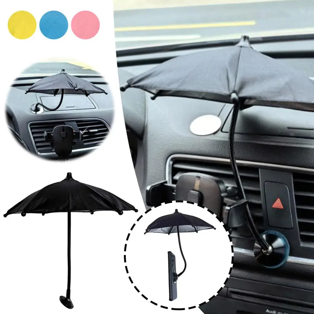 Magnetic Phone Umbrella For Iphone 15/14/13/12 Pro/Pro Max Anti-glare Sun Shade Cover 360° Rotation Mini Umbrella thumbnail 2