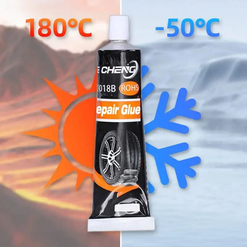 Tire Repair Glue Waterproof & High Temperature Resistant Black Sealing Waterproof And High-Temperature Resistant Repair Adhesive thumbnail 5