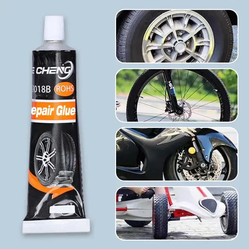 Tire Repair Glue Waterproof & High Temperature Resistant Black Sealing Waterproof And High-Temperature Resistant Repair Adhesive thumbnail 6