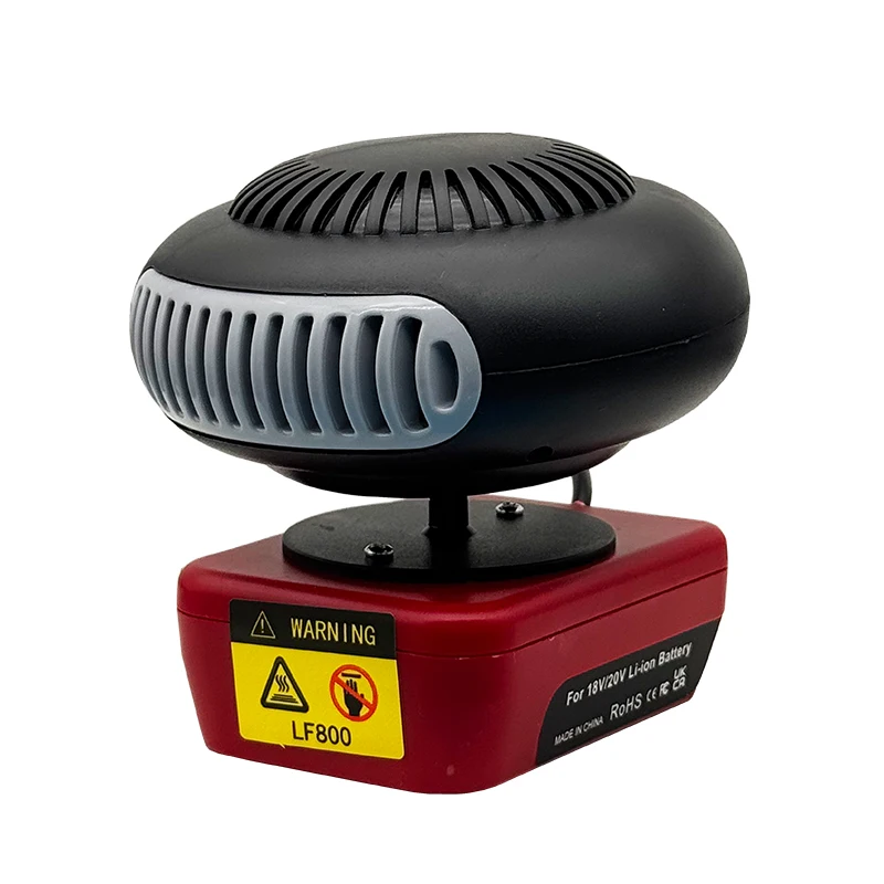 Portable Lithium Electric Power Warm Air Blower Fan Heater Hot&Cold Wind Dual Mode for Makita for Bosch for DeWalt for Milwaukee thumbnail 4