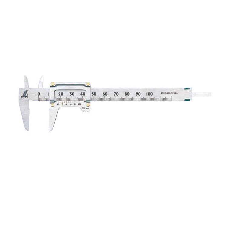 SHINWA Penguin Pocket Vernier Caliper 19518 Portable For Measuring Inspecting Outside Inside Depth Gap 1PCS thumbnail 5