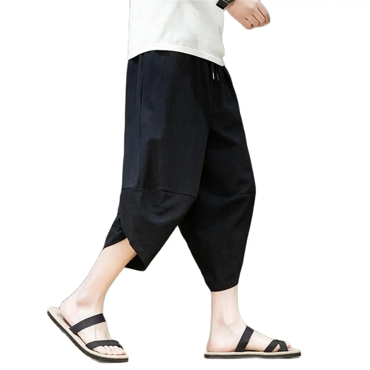 Streetwear Cross Pants Men’s Harajuku Casual Harem Pants Male Baggy High Quality Jogger Sweatpants Woman Large Size Summer Men thumbnail 2
