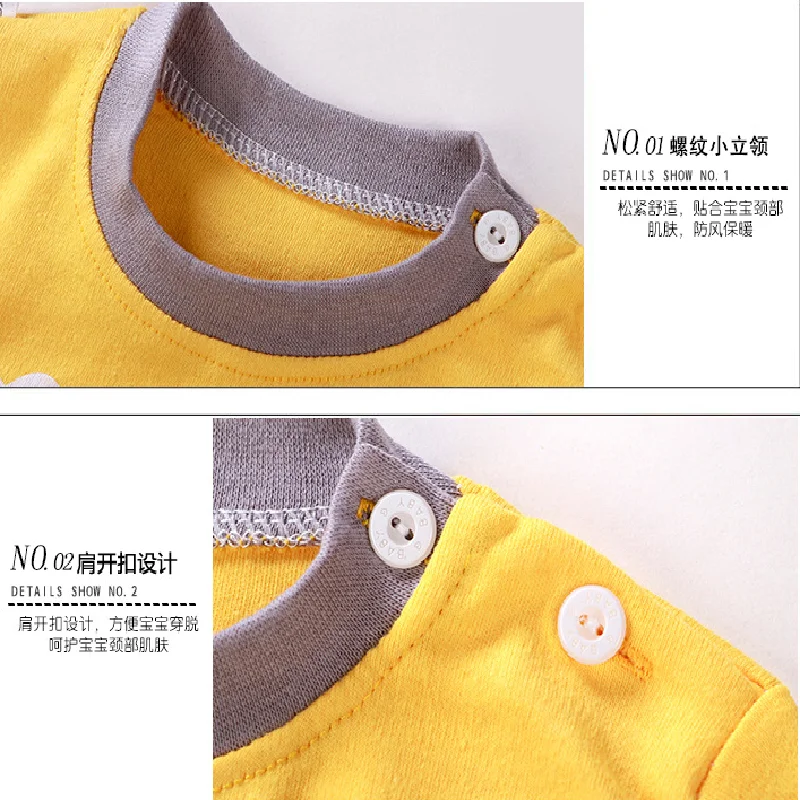 Autumn Kids Cartoon Pajama Sets Spring Girls Boys Print Sleepwear Suits Baby Long Sleeve T-Shirt+Pants 2Pcs Outfits Clothes 0-8Y thumbnail 6