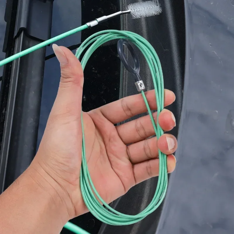 3m Drain Hole Cleaning Brush Flexible Car Drain Dredge Sunroof Cleaning Scrub Brush Tool Accessories Skylight Drain Pipe Brush thumbnail 5