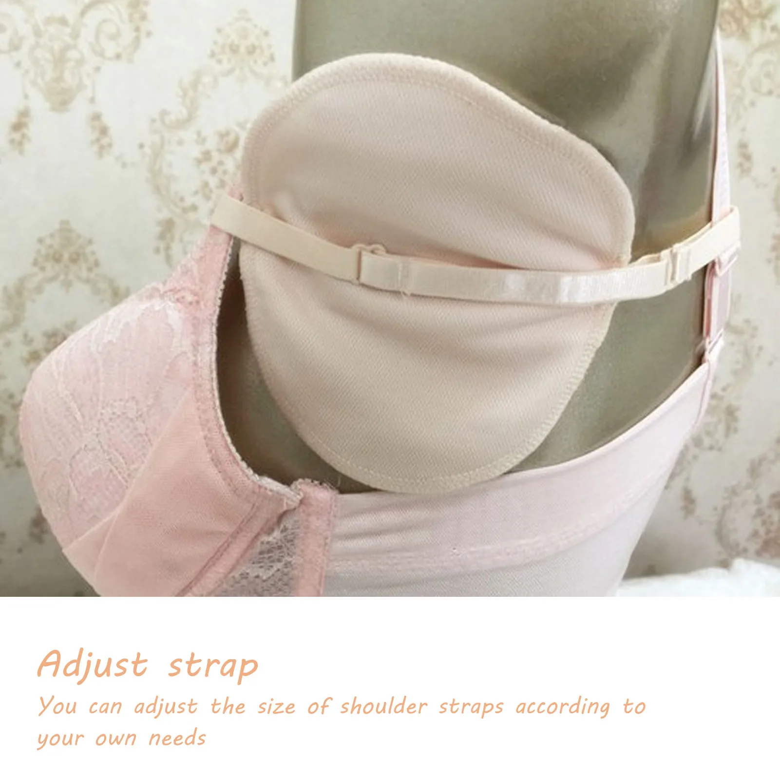 1Pair Underarm Sweat Pad Reusable Dress Clothing Absorb Armpit Sweat Perspiration Pads Absorbent Deodorant Pad For Woman Men thumbnail 4