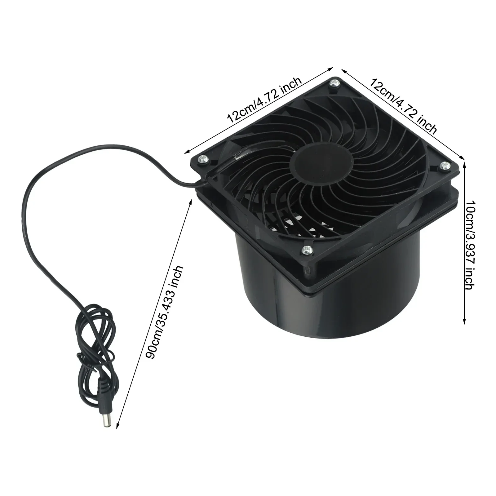 5W 6V Solar Energy Exhaust Fan Sustainable Exhaust Fan For Home RV Greenhouse Energy Saving Air Vent Window Wall Fan Hot Sale thumbnail 2