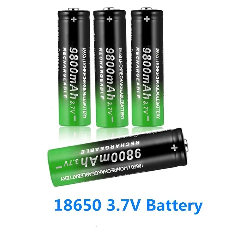 2026new fast charging 18650 battery high quality 9800mah 3.7V 18650 Li ion battery flashlight charging battery + free delivery thumbnail 4
