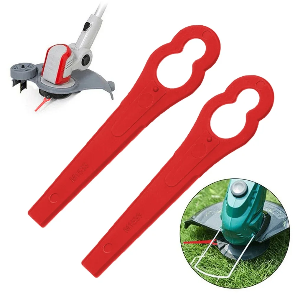 20/60/100/120Pcs Strimmer Blades Plastic L83 Grass Cutting Blade Durable Grass Trimming Machine Blade for Cordless Grass Trimmer thumbnail 3