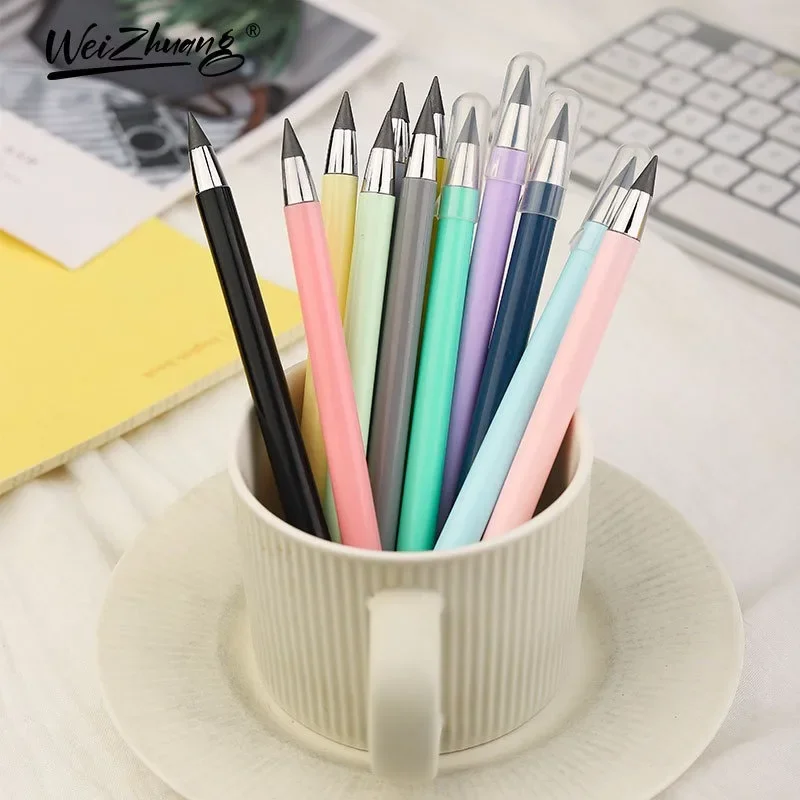 6/12 PCS/Set Infinity Pencils No Sharpening Eternity Pencils No Ink Kawaii Unlimited Pens Art School Office Supplies Stationery thumbnail 4