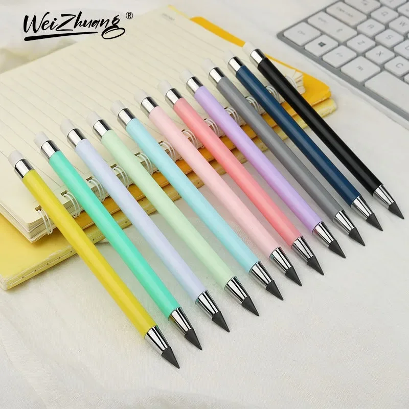 6/12 PCS/Set Infinity Pencils No Sharpening Eternity Pencils No Ink Kawaii Unlimited Pens Art School Office Supplies Stationery thumbnail 5