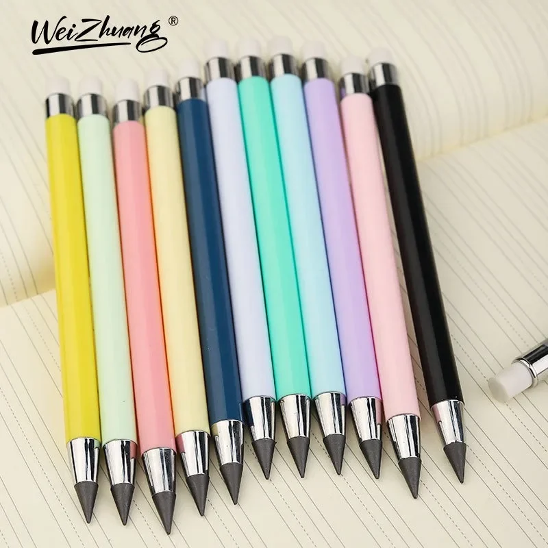 6/12 PCS/Set Infinity Pencils No Sharpening Eternity Pencils No Ink Kawaii Unlimited Pens Art School Office Supplies Stationery thumbnail 3