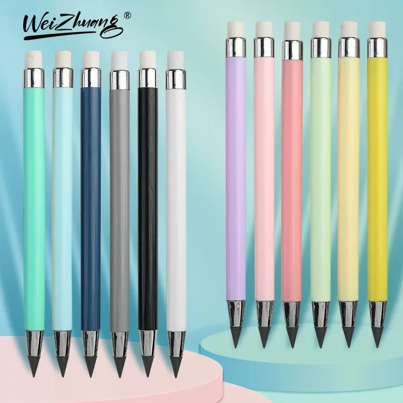 6/12 PCS/Set Infinity Pencils No Sharpening Eternity Pencils No Ink Kawaii Unlimited Pens Art School Office Supplies Stationery thumbnail 2