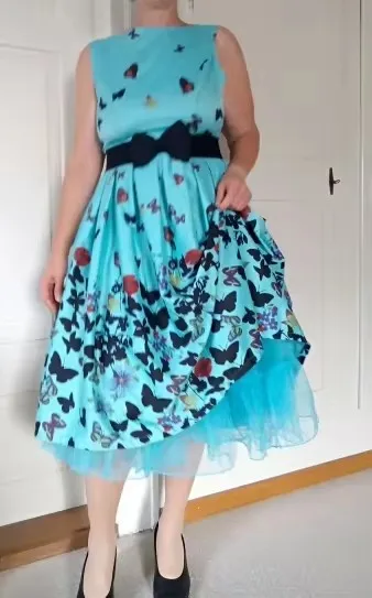 Fast Shipping Free 50s Cosplay Petticoat Rockabilly Dress Crinoline for Woman Wedding Bridal Underskirt Rockabilly Tutu thumbnail 6