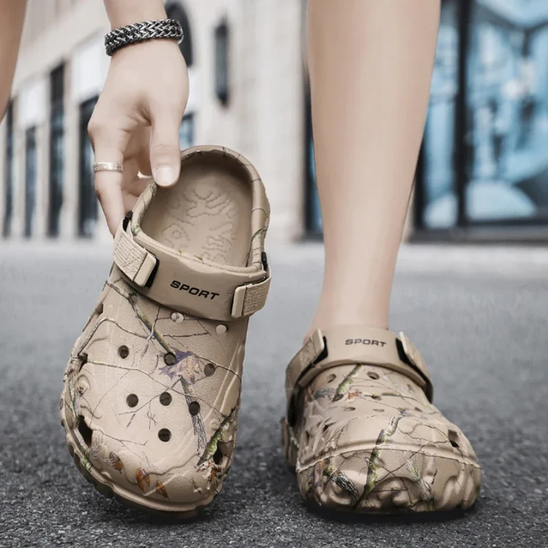 Flat Sandals Men Shoes 2024 Slippers Men Garden Platform Sandals Man Summer Sandals Male Sneakers Outdoor Flip Flops Home Clogs thumbnail 4