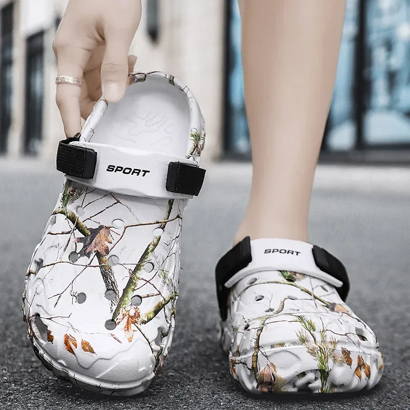Flat Sandals Men Shoes 2024 Slippers Men Garden Platform Sandals Man Summer Sandals Male Sneakers Outdoor Flip Flops Home Clogs thumbnail 6