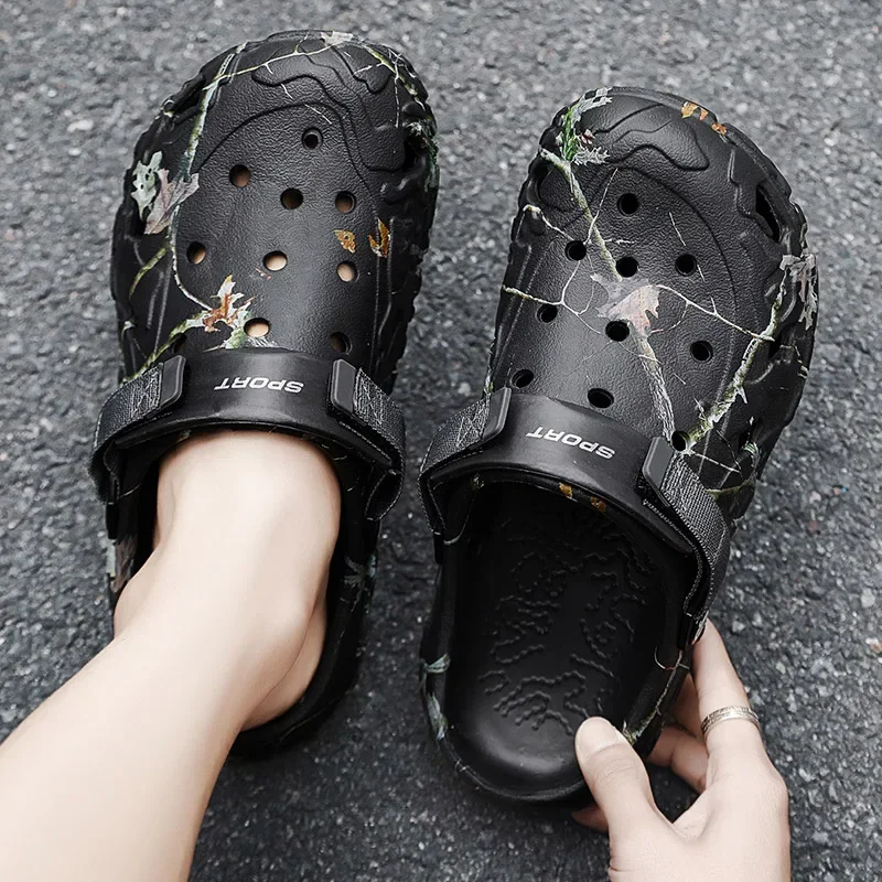 Flat Sandals Men Shoes 2024 Slippers Men Garden Platform Sandals Man Summer Sandals Male Sneakers Outdoor Flip Flops Home Clogs thumbnail 5