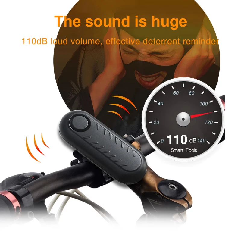 Wireless Bicycle Alarm Remote Control Waterproof Electric Motorcycle Scooter Bike Security Protection Anti theft Alarms thumbnail 4