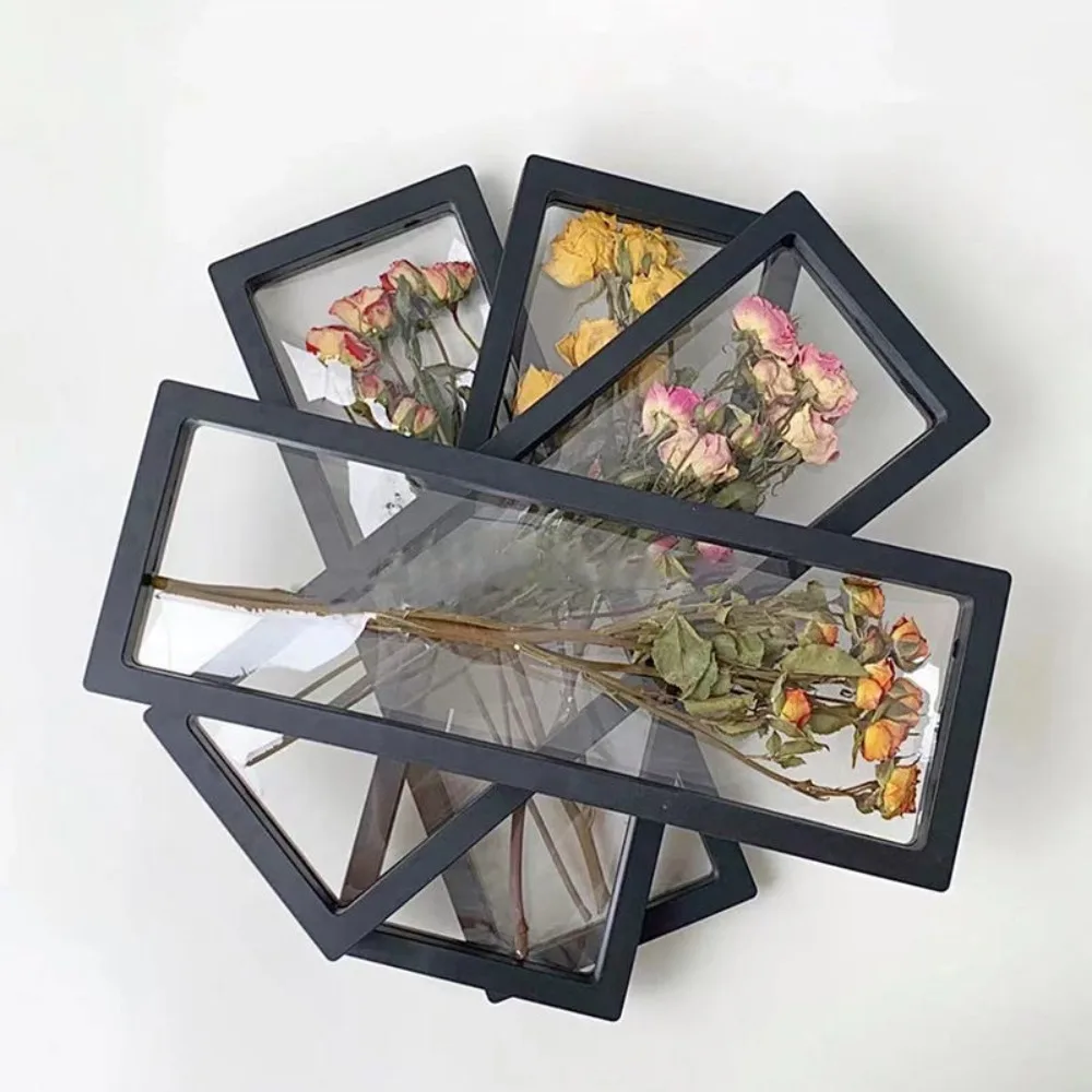 Dried Flower Frame Storage Box Transparent Dried Flower Display Picture Frame Bracelet Jewelry Storage Case Home Wall Decoration thumbnail 4