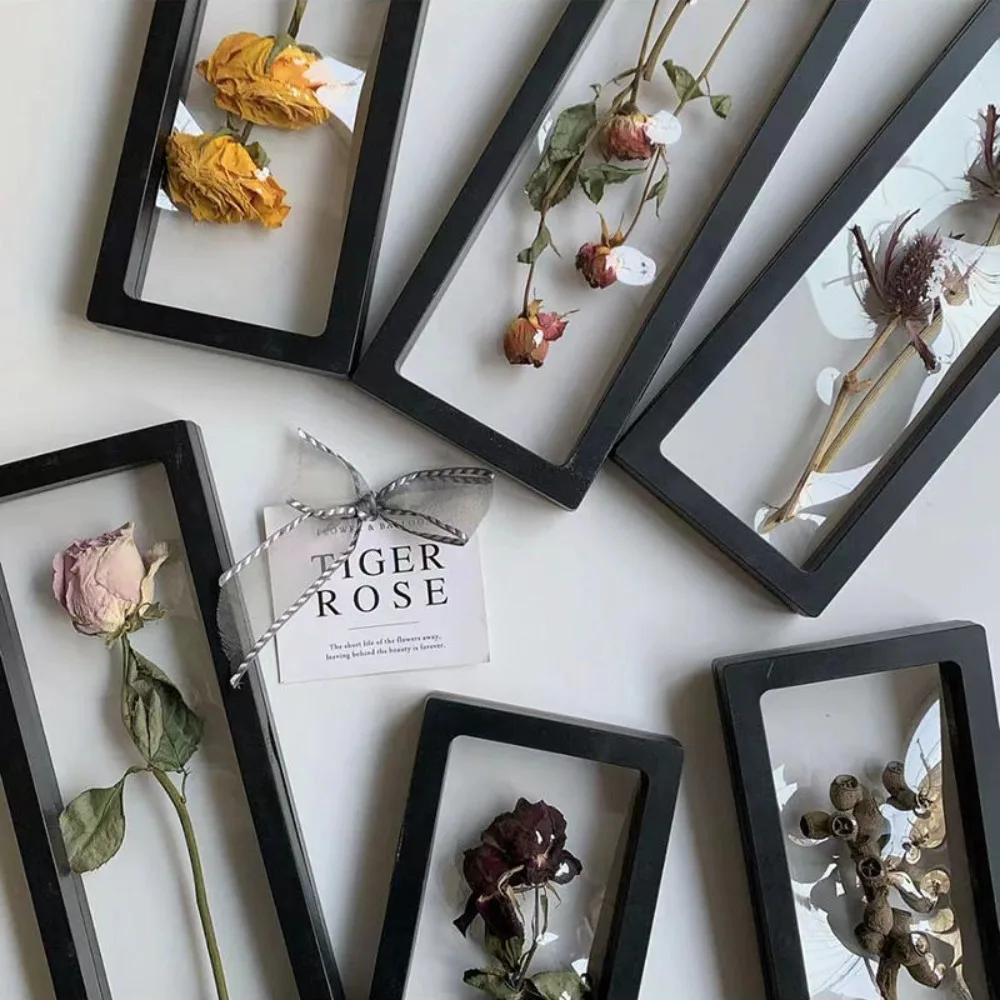 Dried Flower Frame Storage Box Transparent Dried Flower Display Picture Frame Bracelet Jewelry Storage Case Home Wall Decoration thumbnail 3