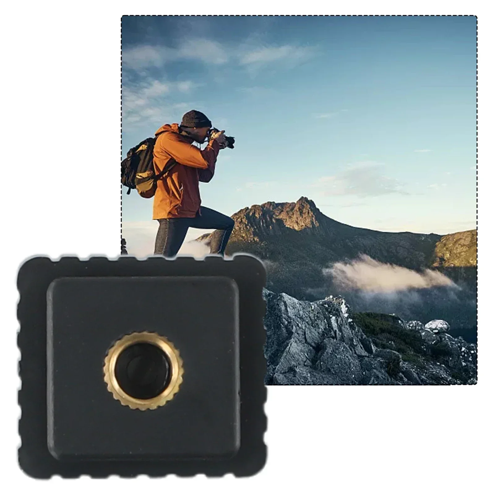 Flash Hot Shoe Bracket Standard Hotshoe Mount Adapter To 1/4 Screw For Studio Light Stand Tripod Speedight Photography Accessory thumbnail 3